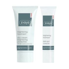 ZIAJA MED PACK CREME DE JOUR DEPIGMENTANTE SPF 20 50ML PLUS CORRECTEUR ANTI TACHE