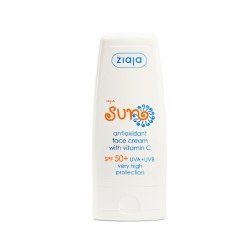 Ziaja Sun Crème Visage Antioxydante à la Vitamine C SPF50 + UVA + UVB Très Haute Protection 50 ml
